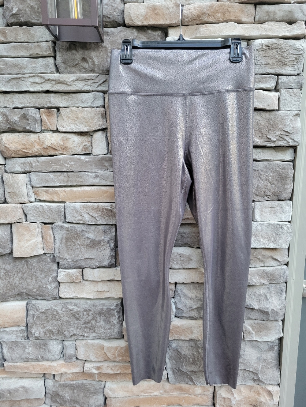 Metallic Pewter Leggings